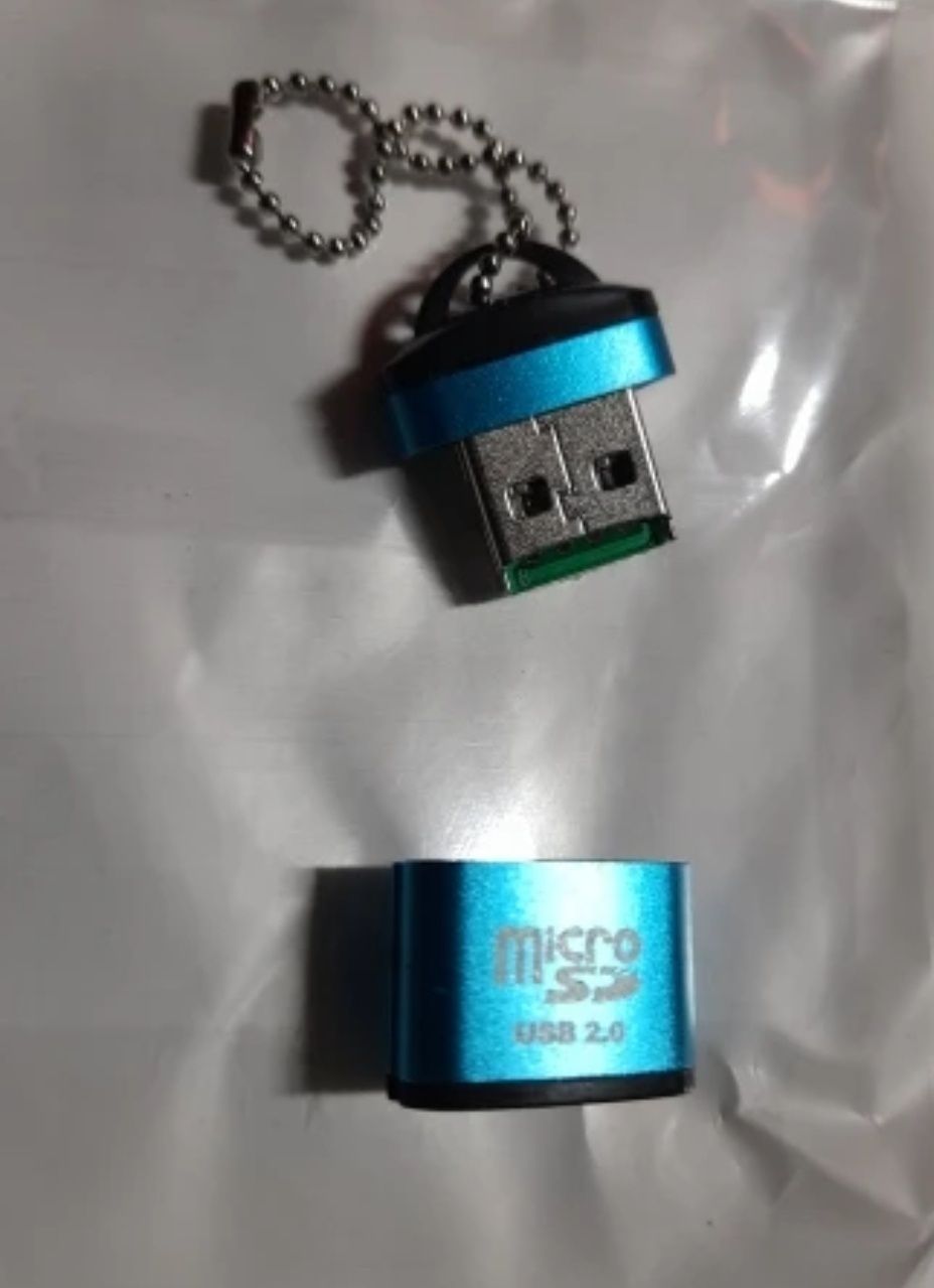 NOWY adapter/czytnik kart pamięci microSD/HC/XC - USB 2.0. okazja