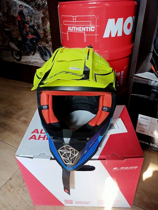 kask LS2 MX437  FAST EVOI MATT BLACK crosowy enduro