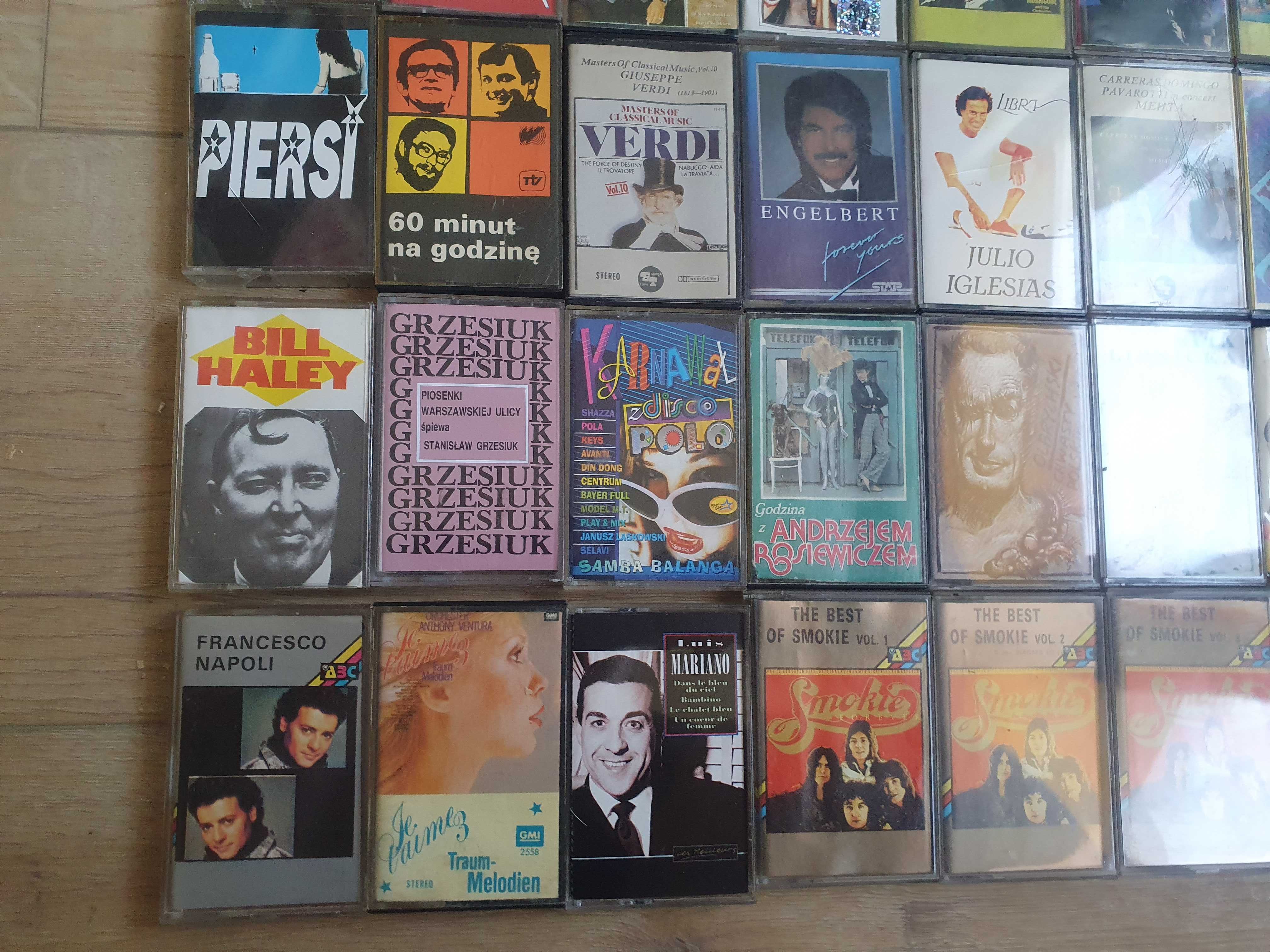Kasety megnetofonowe kolekcja retro audio 31 sztuk