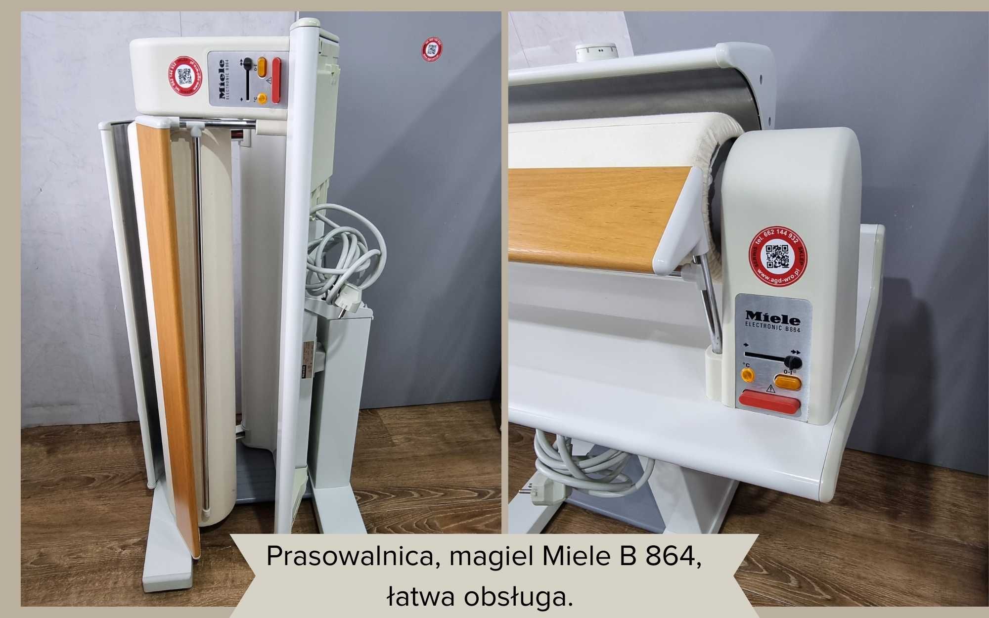 Magiel, maglownica Miele B 864, szer. aż 85cm, łatwa obsługa