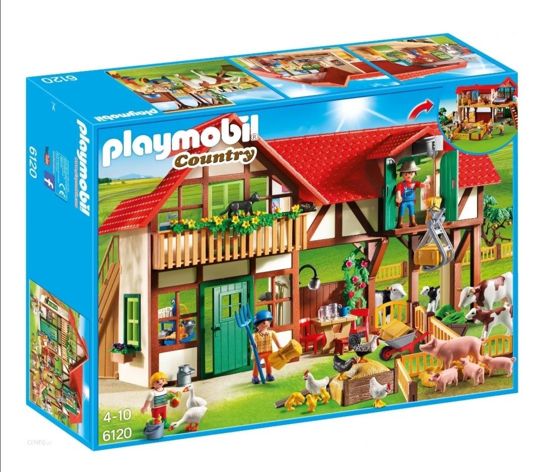 Playmobil 6120 duża farma, gospodarstwo rolne