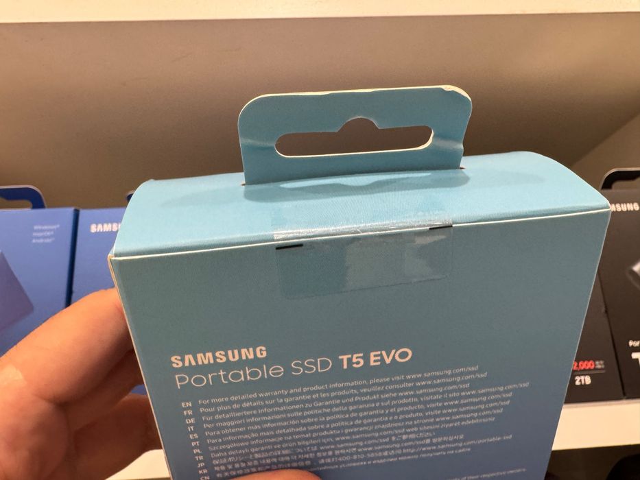 SSD накопичувач Samsung T5 EVO Gray 2 TB MU-PM2T0G Новий Магазин T7 T9