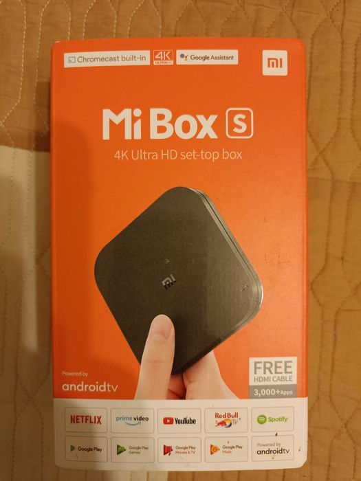 Xiaomi mi box S 4K смарт тв приставка (Міжнародна версія)