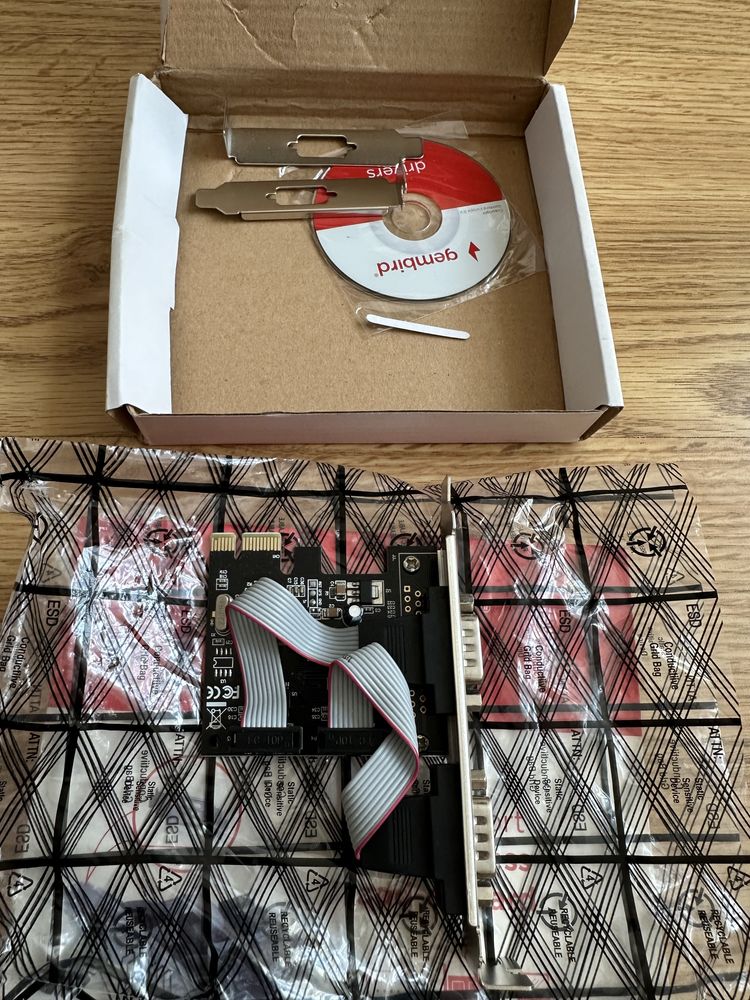 Karta rozszerzeń kontoler rs232 karta PCI-express z 2 gniazdami rs-232