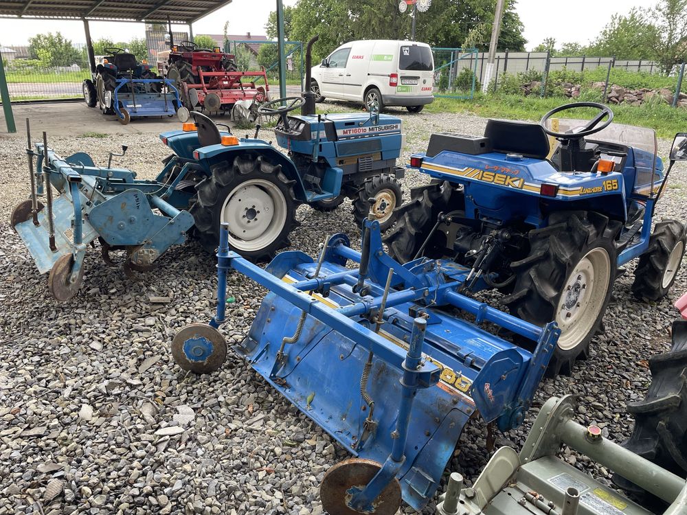 Японський мінітрактор Mitsubishi MT1601d 4х4 Фреза Трактор Міцубісі 16