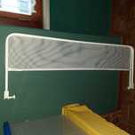 Apoio barreira protecção reclinável para cama de bebé