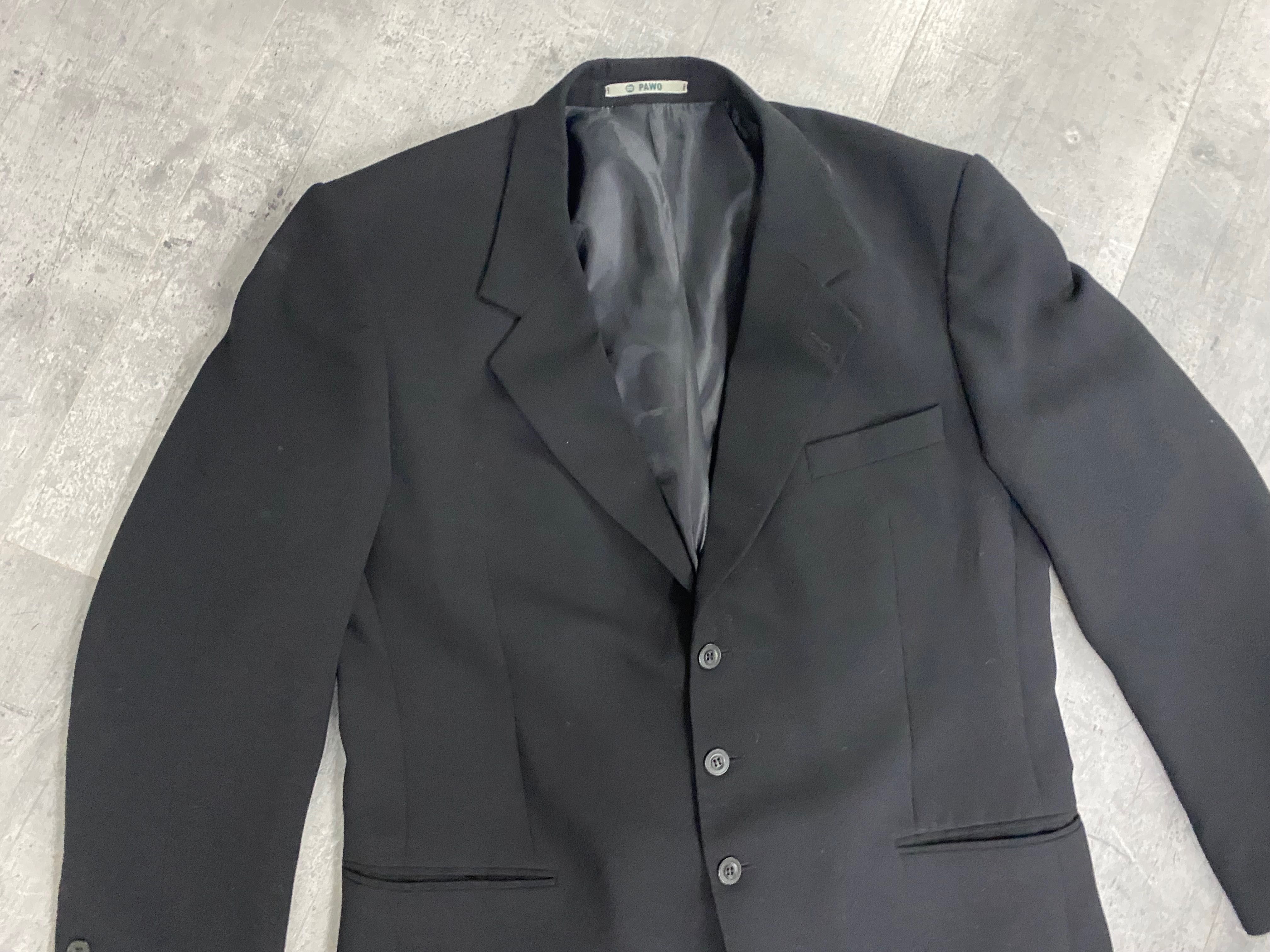 Czarna marynarka oversize Pawo l-xxl