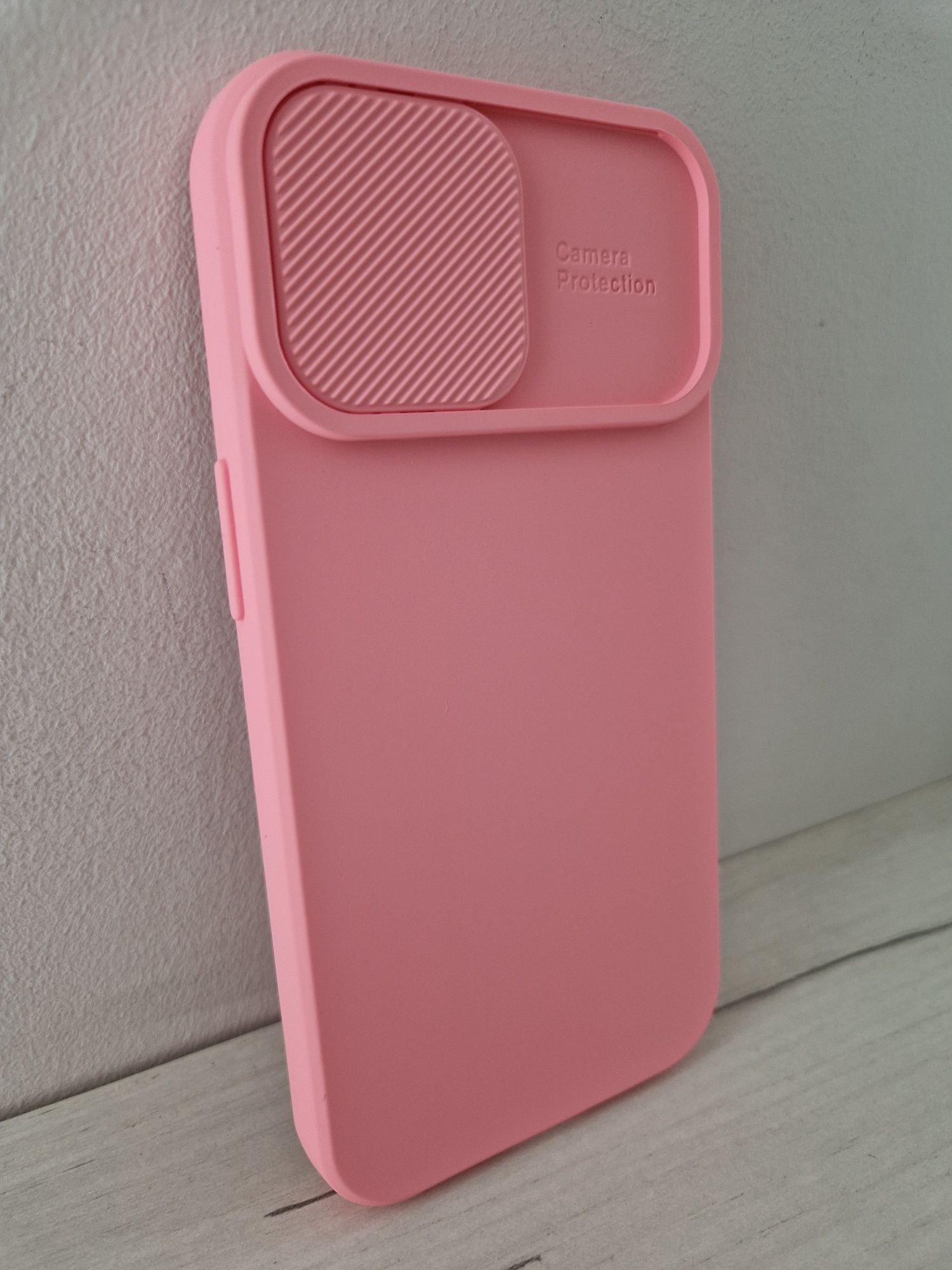 Camshield Soft do Iphone 15 Jasnoróżowy