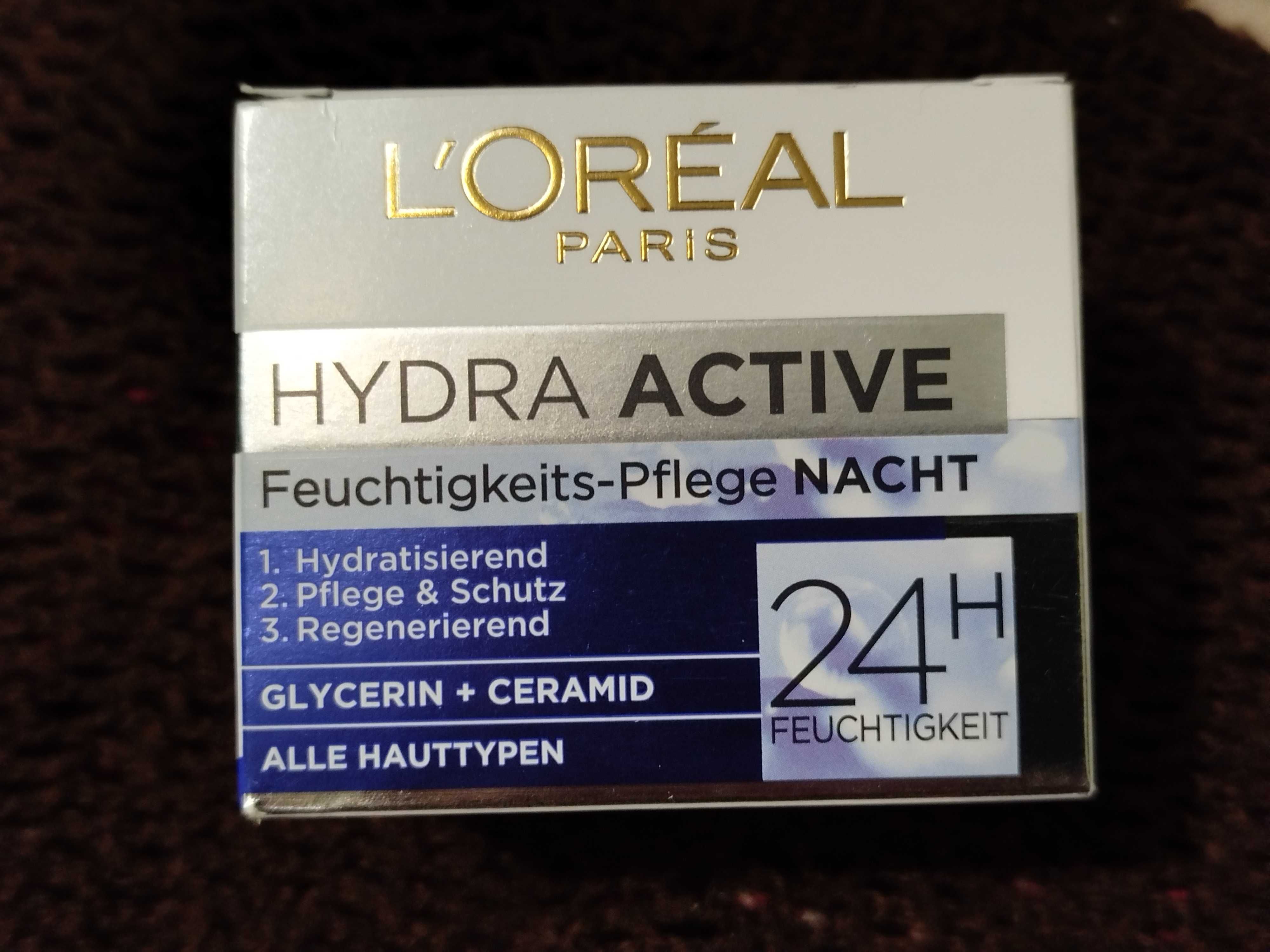 Крем для обличчя L'oreal Hydra Active, нічний. 50 мл. Новий.