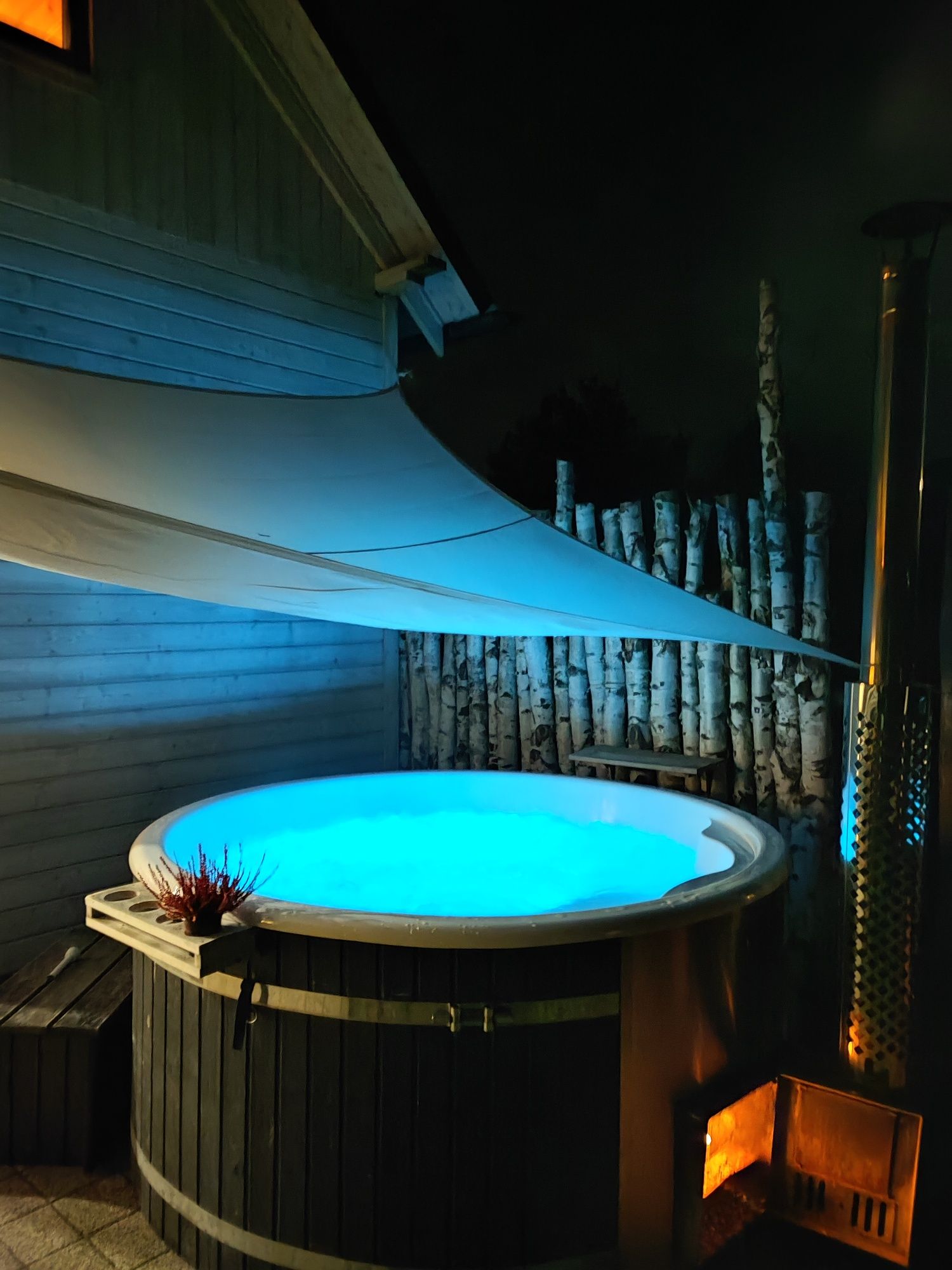 Duży Brzozowy Domek z jacuzzi na wyłączność, Kaszuby, wakacje,