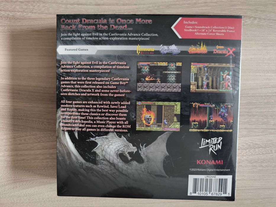 [PS4] Limited Run #524 Castlevania Advance Collection Advanced Edition