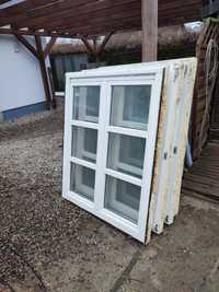 Okna drewniane 2-szybowe 124x149.