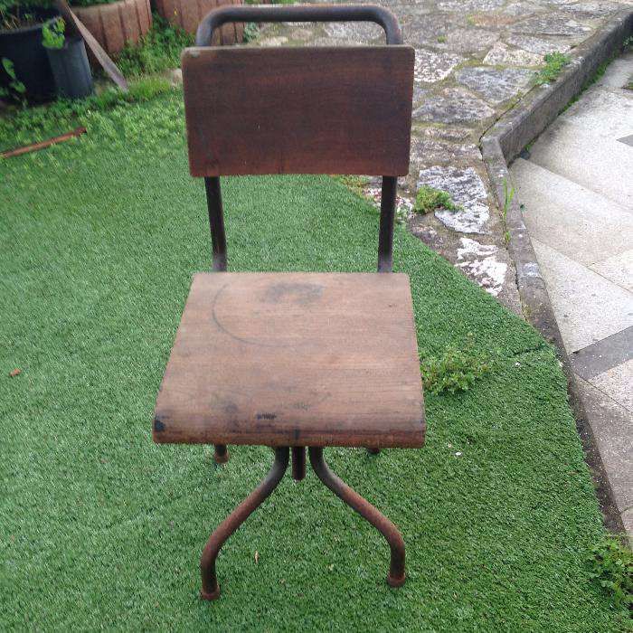 cadeira ferro vintage/industrial