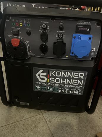 Інверторний генератор KS 8100iEG газ/бензин