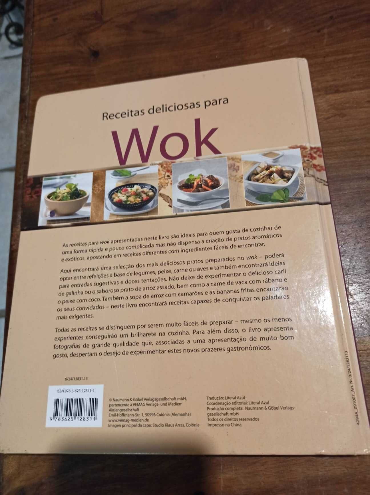 Livro Receitas para Wok