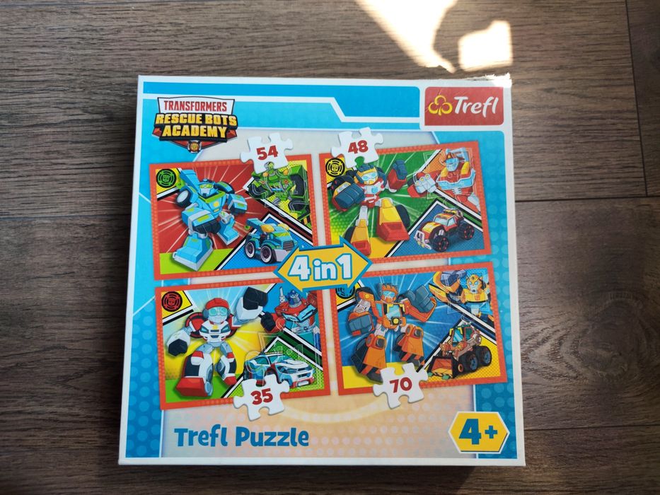 Puzzle Transformers Rescue Bots 4 w 1
