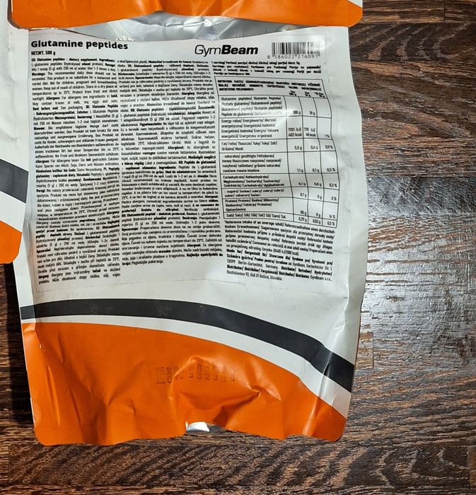 Gymbeam спортпит протеин пептиды глютамина магний