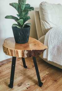 Stolik dębowy / Plaster drewna