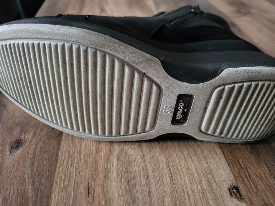 Botki na koturnie Igi&Co  jesień zima 39 Nowy Jork