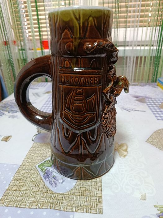 Обливаний керамічний кухоль