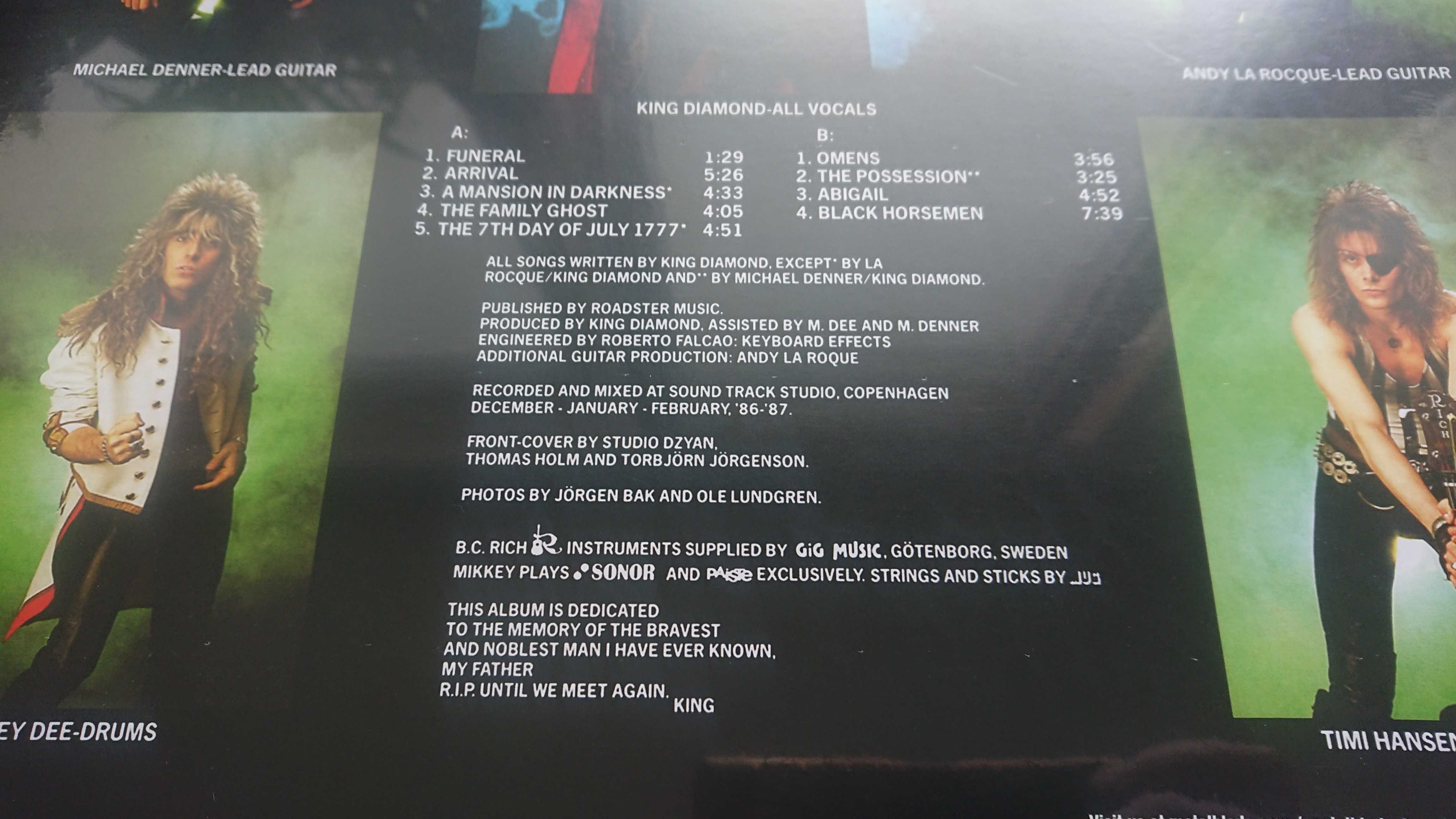 King Diamond Abigail LP *NOWY* 180 Gram Black Vinyl + Download Card MB
