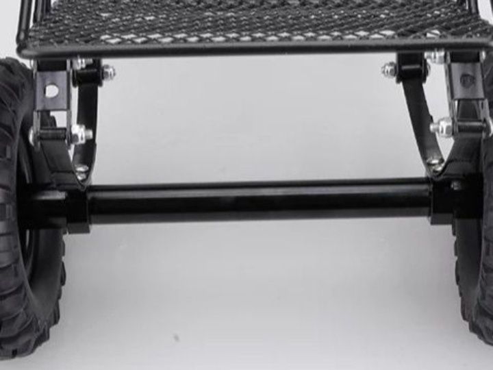 Metalowy most oś 140mm do modelu przyczepki rc 1:10 1:14 TAMIYA SCX