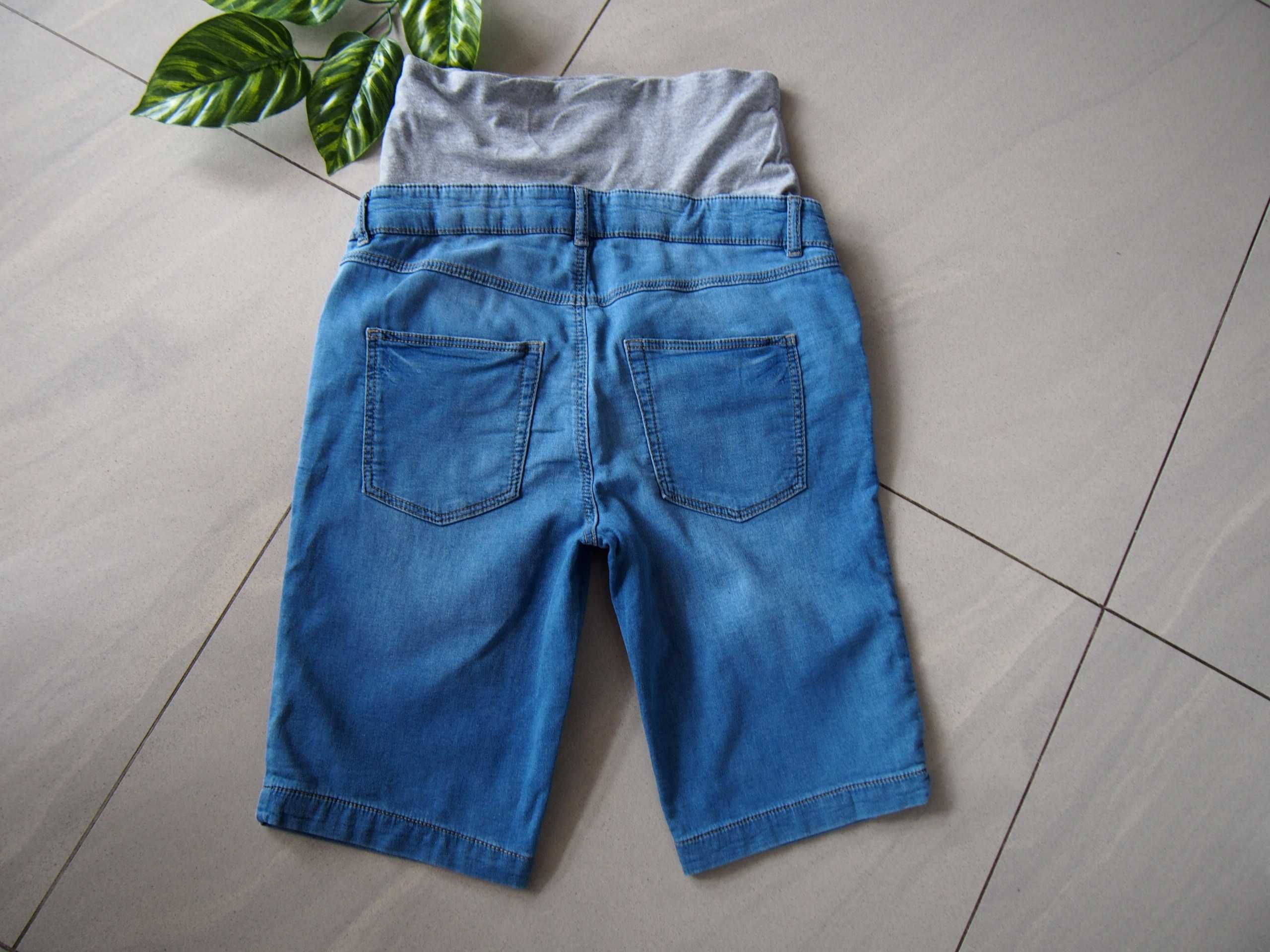 Spodenki szorty ciążowe M/38 jeans