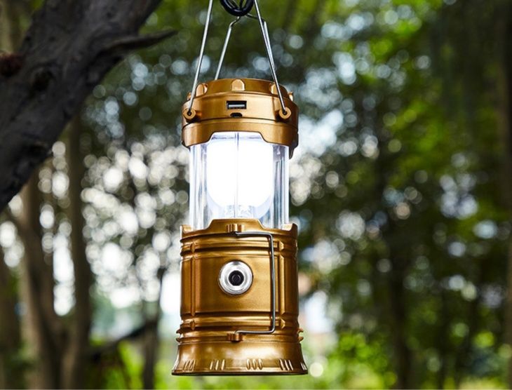 Портативна лампа фонарік LED