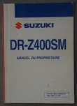 Instrukcja obsługi SUZUKI DR-Z400SM