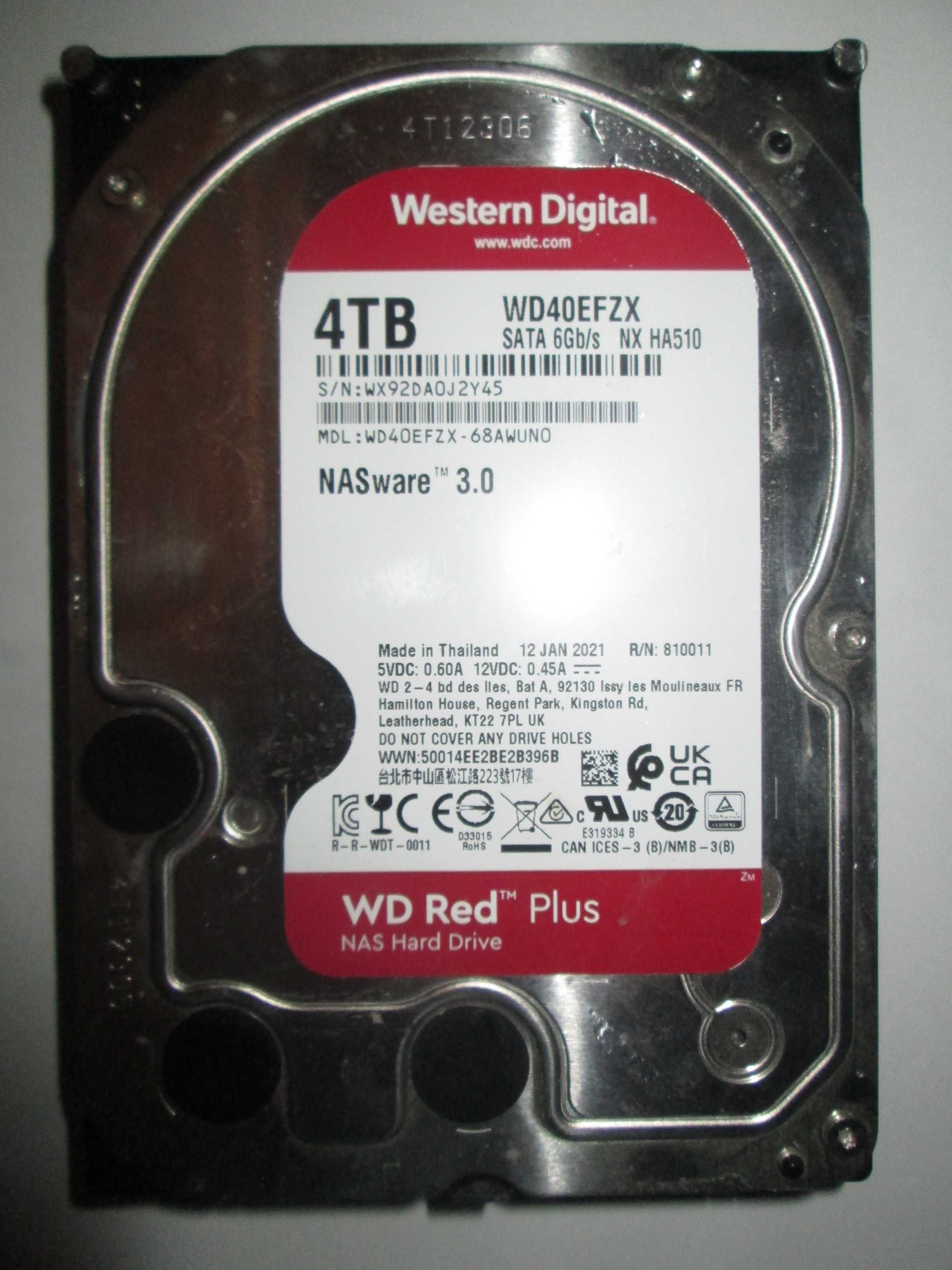 Жорсткий диск Western Digital Red 4tb