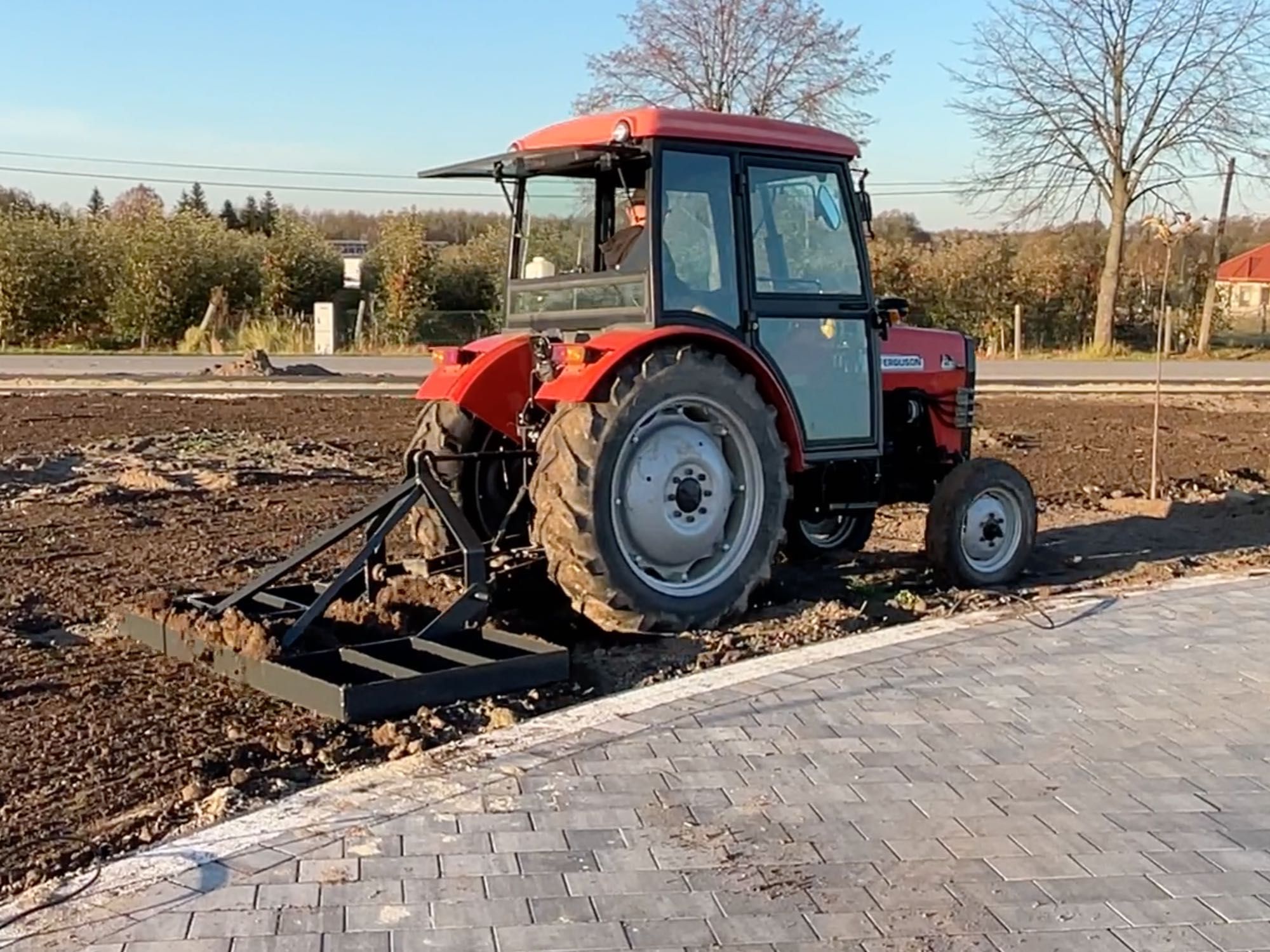 Niwelator , równiarka , równarka, zgarniacz 200 cm, ciężki i solidny