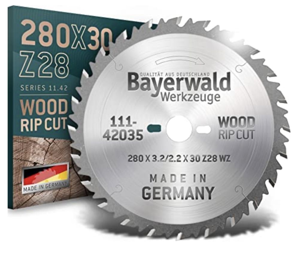 Пильний диск “bayerwald werkzeuge” serie 42 діам 280 мм Останній!!!