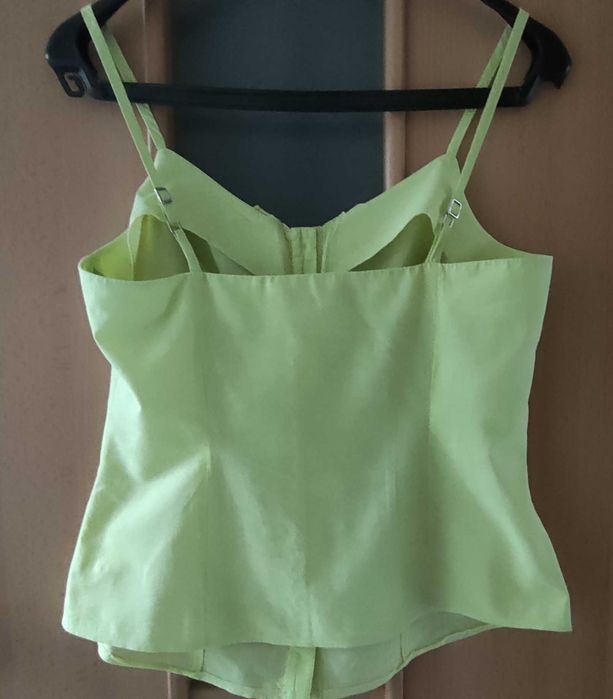 Bluzka żółta na ramiączkach