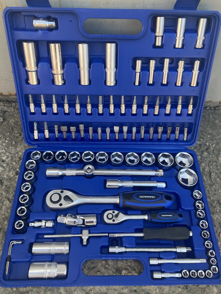 Набір інструментів Gerrard 70219 професійний 94 од. 1/4" та 1/2"