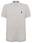 Koszulka polo US POLO ASSN szara rozmiar L 100 % bawełna, nowa,