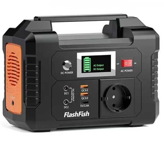 Портативна електростанція Flashfish E200 40800mAh 200W +сонячна панель