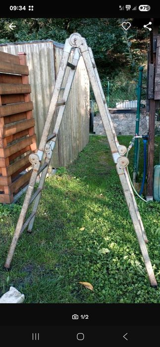 Drabina 4x3 łamana
