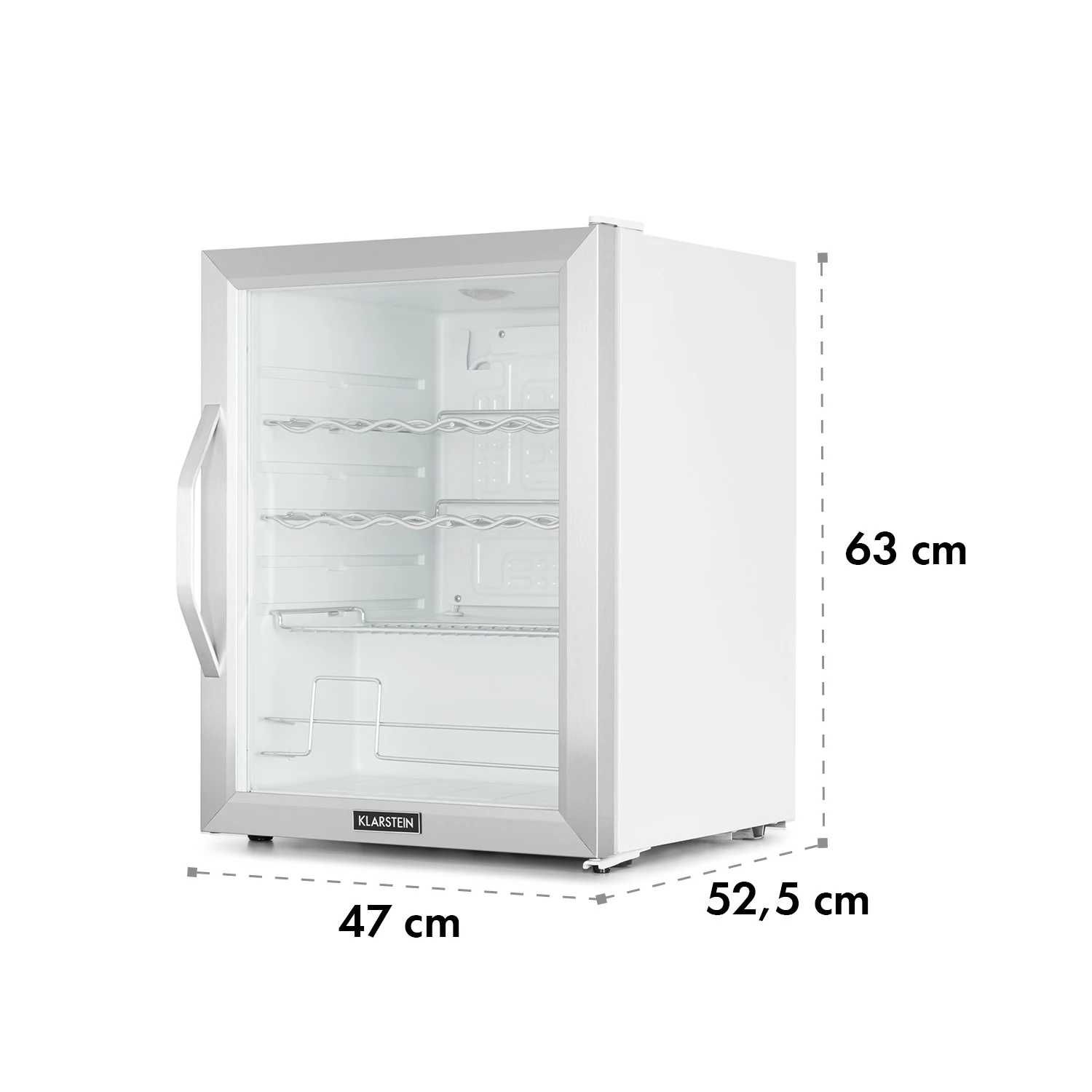 Klarstein Beersafe XL Crystal White Lodówka na napoje (125)