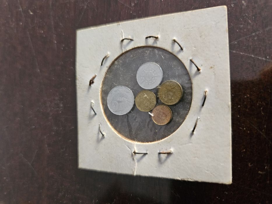 Coleção limitada de moedas de escudo em miniatura