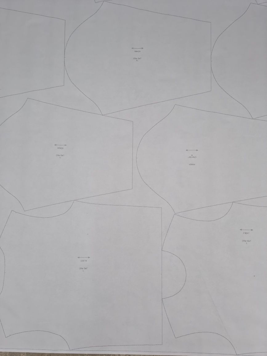 Serviços de impressão de planos de corte | plotter | moldes