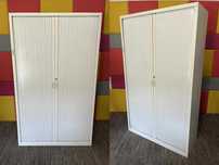 Szafa metalowa żaluzjowa roletowa biurowa aktowa garażowa 198x120x43