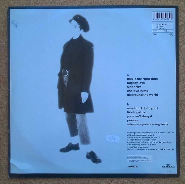 Lisa Stansfield - Affection (LP, Vinil, 1989) (porte grátis)