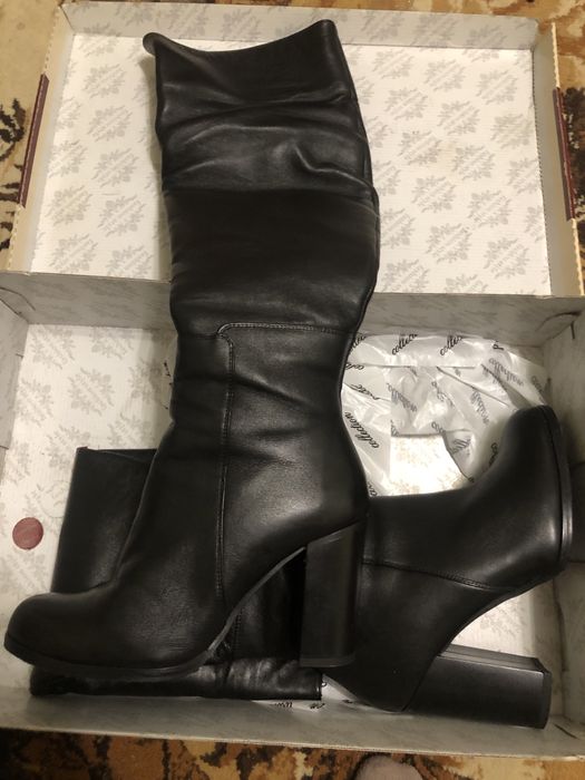 Сапоги 39р шкіра