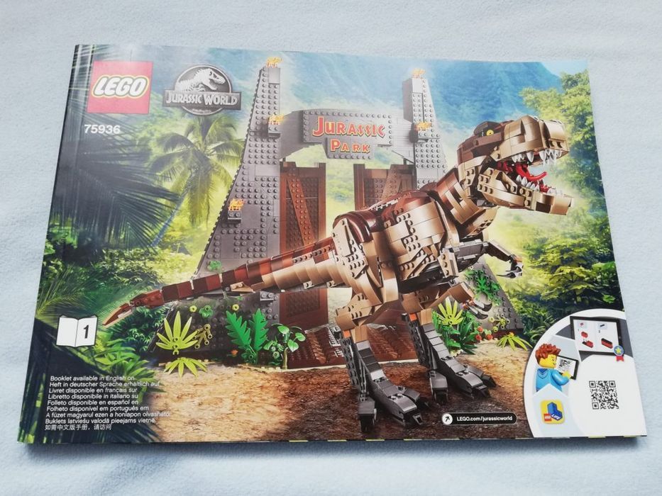 Instrukcja lego do klocków Jurassic Park 75936