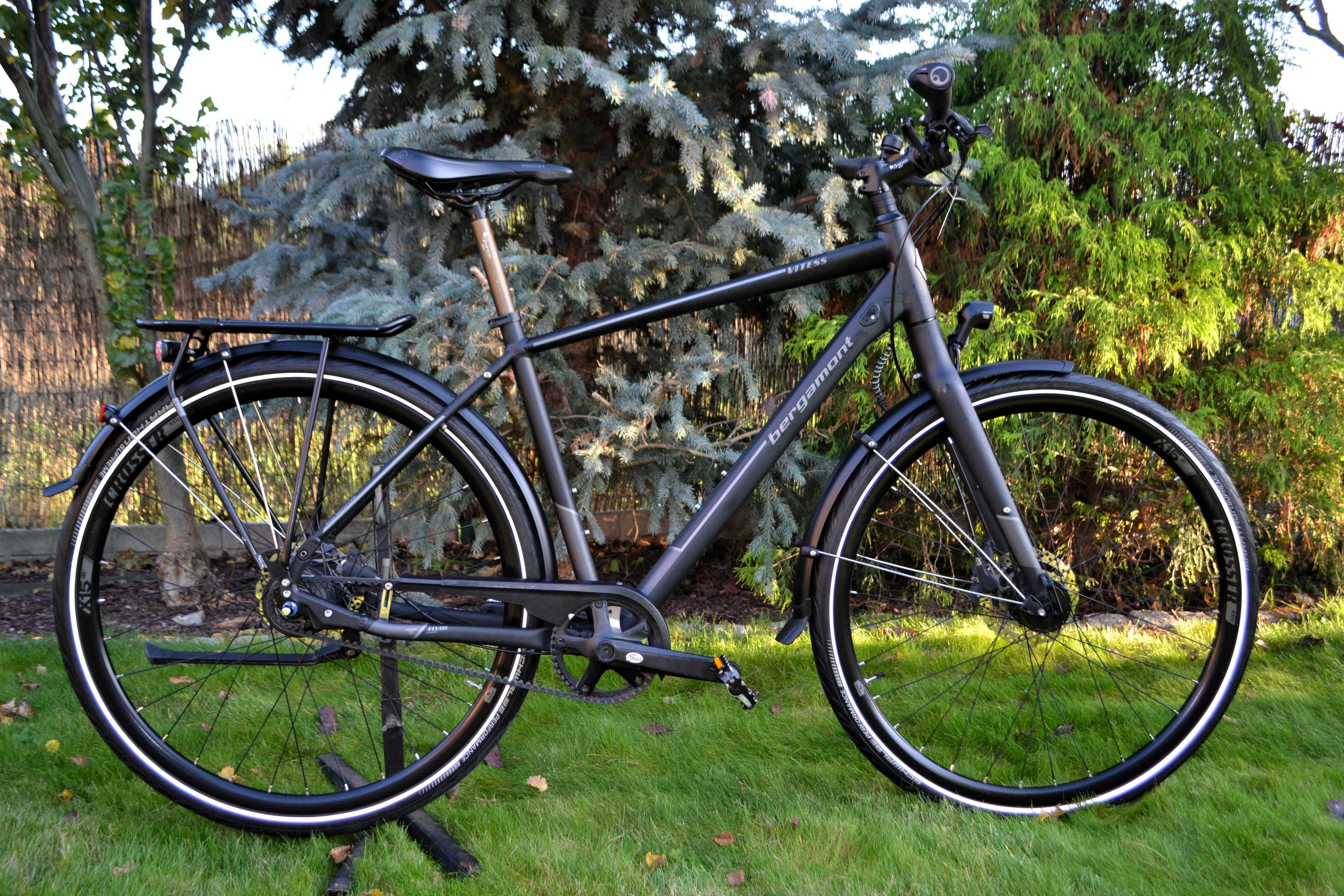 Rower trekkingowy miejski Bergamont Vittes 8  52cm L - PASEK!!