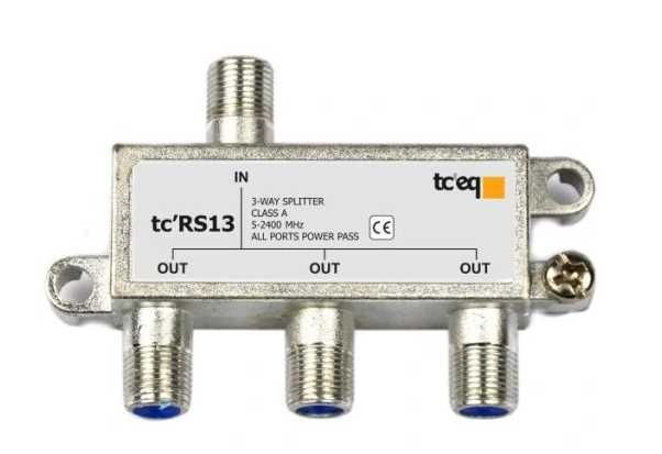 Splitter Reinston ESAT024 Rozdzielacz anten RS13 1x wtyk F3x złącze F