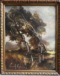 Aukcyjny Emile Lammers - ,,Jesienny las"