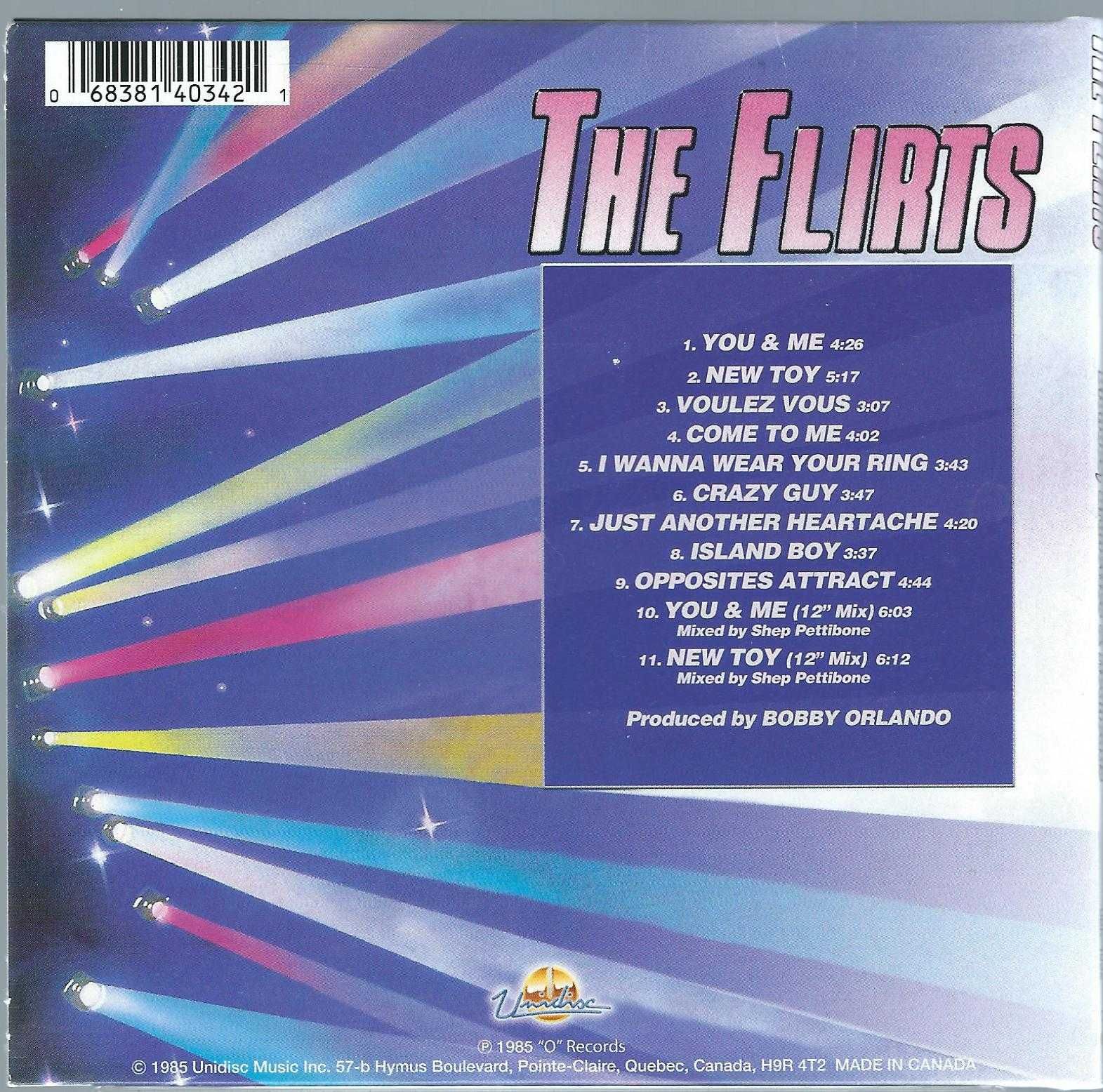 CD The Flirts – Blondes, Brunettes & Redheads (Unidisc) (Cardboard)