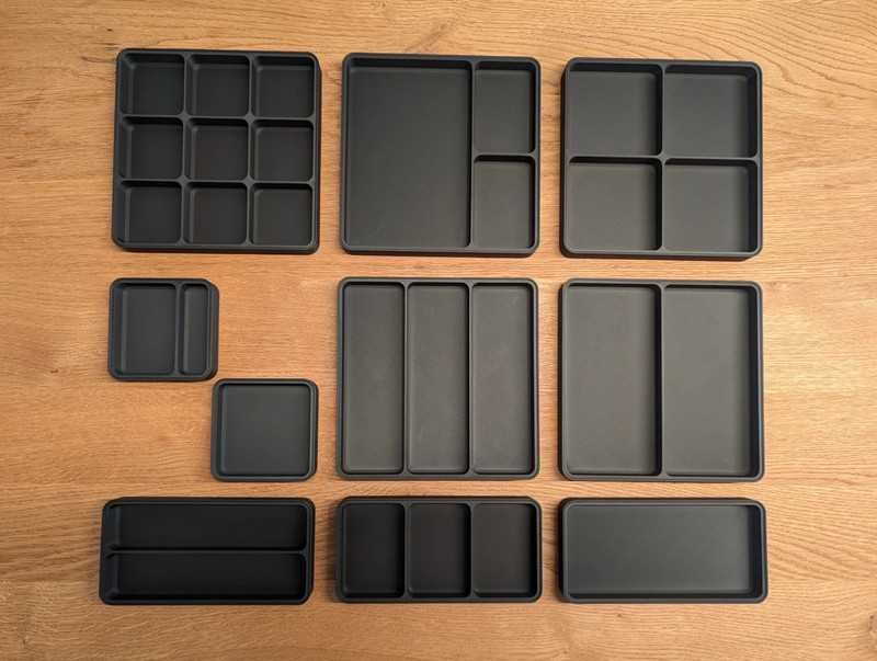Conjunto de Organizadores Modulares - Empilháveis