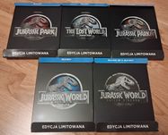 Park Jurajski Jurassic Park - 5 części - steelbook - wersja PL blu-ray